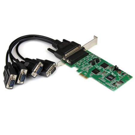 STARTECH.COM 4Port Dual Profile PCI Express RS232 RS422 RS485 Serial Card PEX4S232485